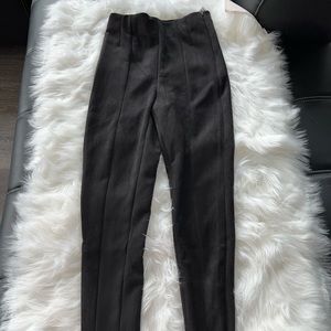 Corduroy high-rise pants